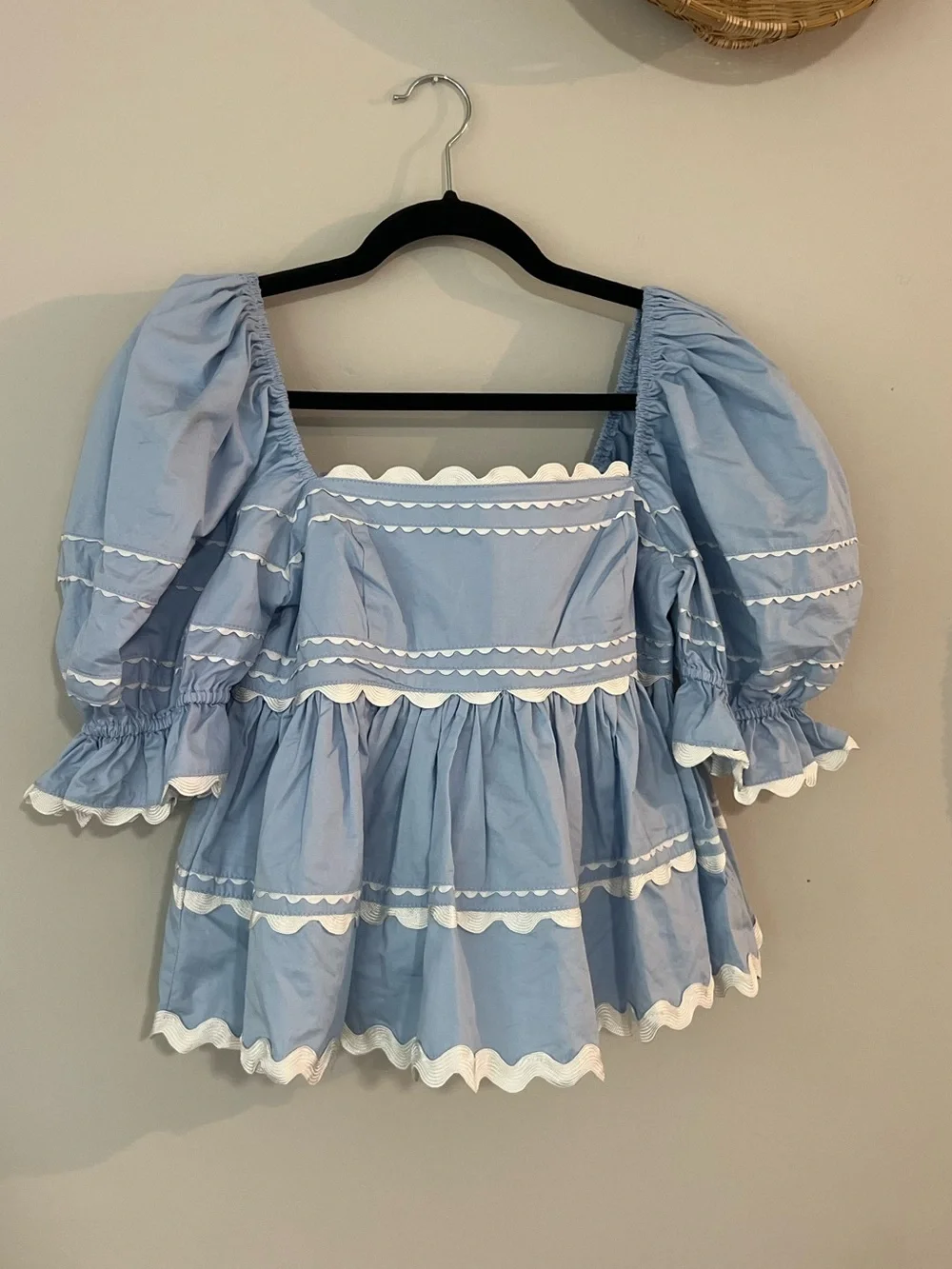 NWT Sofie the label cropped babydoll top size small - Picture 2 of 10